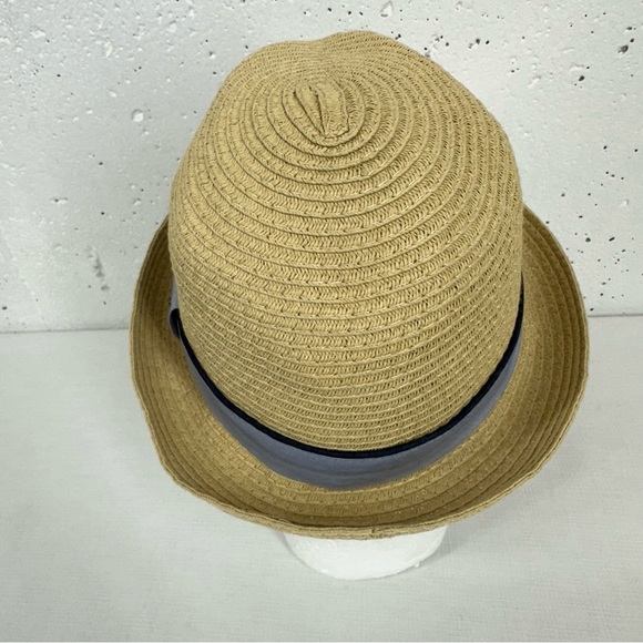 Original Penguin Size Small / Medium Straw Fedora Hat - Picture 5 of 9